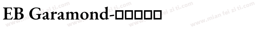 EB Garamond字体转换